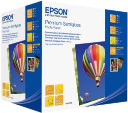 Бумага Epson PREMIUM SEMIGLOSS PHOTO PAPER 10x15 500 листов (C13S042200)