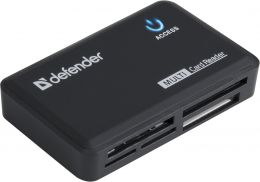 Defender универсальный картридер Optimus USB 2.0, 5 слотов (83501)
