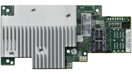 Intel® RAID Module RMSP3HD080E Tri-mode PCIe/SAS/SATA Entry-Level RAID Mezzanine Module, SAS3408, 8 int. ports PCIe/SAS/SATA, RAID 0, 1, 10, 5, SIOM PCIe x8 Gen3, vertical connectors (RMSP3HD080E 954553)