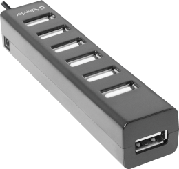 Defender универсальный USB разветвитель Quadro Swift USB2.0, 7 портов (83203)