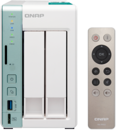 Сетевое хранилище QNAP D2 Pro (NAS, 2 Hot-Swap Tray w/o HDD. Dual-core Celeron N3060 1.6-2.48GHz, 4K HDMI-port, 1GB DDR3L (1 x 1GB up to 8GB), 2x1G LAN, HDMI, 3xUSB 3.0)