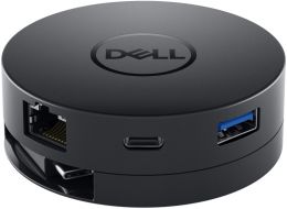 Адаптер   Dell™ Adapter DA300 (USB-C — HDMI/ VGA/ DP/ Ethernet/ USB-A/ USB-C) (492-BCJL)