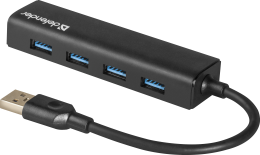 Defender универсальный USB разветвитель Quadro Express USB3.0, 4 порта (83204)