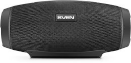 SVEN PS-330, черный, акустическая система 2.0, мощность 16+2x7 вт (RMS), TWS, Bluetooth, USB, microSD, встроенный аккумулятор (SV-017583)