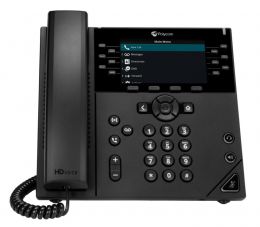 Телефонный аппарат  VVX 450 12-line Desktop Business IP Phone with dual 10/ 100/ 1000 Ethernet ports. PoE only. Ships without power supply. For Russia with factory disabled media encryption. (2200-48840-114)