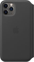 Чехол Apple iPhone 11 Pro Leather Folio - Black (MX062ZM/A)
