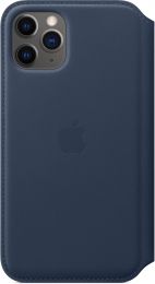 Чехол Apple iPhone 11 Pro Leather Folio - Deep Sea Blue (MY1L2ZM/A)