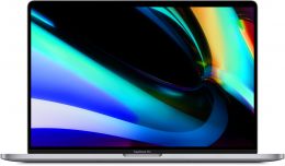 Ноутбук Apple  16-inch MacBook Pro with Touch Bar: 2.4GHz 8-core Intel Core i9 (TB up to 5.0GHz)/ 32GB/ 512GB SSD/ AMD Radeon Pro 5300M with 4GB of GDDR6 - Space Grey (Z0XZ001FH)