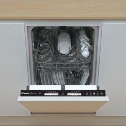 Встраиваемая посудомоечная машина CANDY CDIH 1L949-08 (Узкая,  81.5х44.86х55 см, 9 комплектов, 5 программ, 49 дБ)