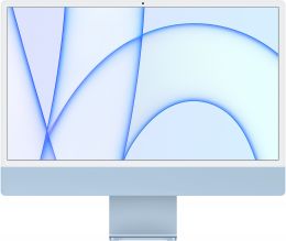 Моноблок Apple  24-inch iMac with Retina 4.5K display: Apple M1 chip with 8-core CPU and 7-core GPU, 256GB - Blue (MJV93RU/A)