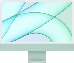 Моноблок Apple  24-inch iMac with Retina 4.5K display: Apple M1 chip with 8-core CPU and 8-core GPU, 256GB - Green (MGPH3RU/A)