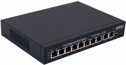 PoE коммутатор OSNOVO SW-21000(120W) 8 x FE с поддержкой PoE (IEEE 802.3af/at), 2 x FE, до 30W на порт, суммарно до 120W