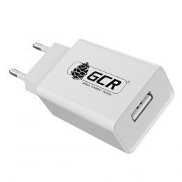 GCR сетевое зарядное устройство 2 A, 1 USB, белый. GCR-52213