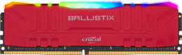 Память оперативная  Crucial 16GB DDR4 3200MT/ s CL16 Unbuffered DIMM 288pin Ballistix Red RGB (BL16G32C16U4RL)