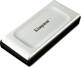 SSD накопитель Kingston XS2000, 2000GB, Portable Type-C, USB 3.2 Gen 2x2, R/W 2000/2000MB/s, IP55, 70x33x14mm, Silver (5 лет) (SXS2000/2000G)