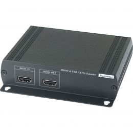HDMI KVM удлинитель SC&T HKM01E (комплект приёмник + передатчик) по витой паре до 150м (CAT5e/CAT6)