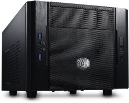 Корпус  Cooler Master Case Elite 130 Black/ Black (совместим с обычным опциональным бп), USB 3.0 x1, USB 2.0 x 2, 12мм fan, (RC-130-KKN1)