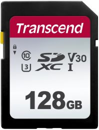 Карта памяти Transcend 128GB SDXC Class 10 UHS-I U3 R95, W45MB/ s (TS128GSDC300S)