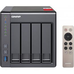 Сетевое хранилище QNAP D4 Pro (Rev. B) NAS, 4-tray w/o HDD. Quad-core Intel Celeron J1900 2.0-2.42GHz, 2GB (up to 8GB), HDMI-port. 4xUSB, 2xGb LAN