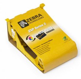 Картридж с красящей лентой (риббон)/ Zebra ZXP Series 3 Full-color Ribbon (YMCKO, 200 Images) (800033-840)