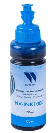 -/ чернила NVP универсальные на водной основе для сanon, Epson, нр, Lexmark (100 ml) Cyan (NV-INK100UC)