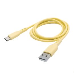 Кабель GAL USB A - Type-C 1м желтый
