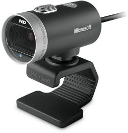 Веб-камера Microsoft LifeCam Cinema (USB 2.0, 1280*720, 5Mpix foto, автофокус, Mic, Black/Silver Retail) (H5D-00015)