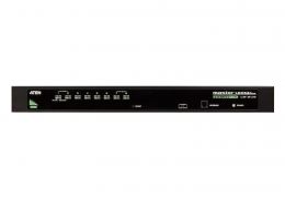 8-портовый KVM-переключатель, 1 local user, каскадирование до 64CPU. в комплекте: консольный кабель(2L-5201P), набор для монтажа в стойку 19" 420-770мм  8 PORT PS/2 USB KVMP SWITCH W/230V ADP. (CS1308)
